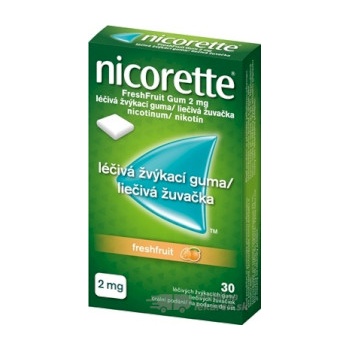 Nicorette Freshfruit Gum 2 mg gum.med.30 x 2 mg