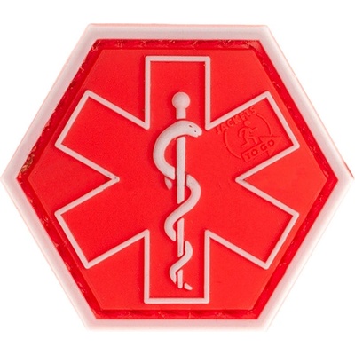 JTG Nášivka JTG Paramedic Hexagon, červená