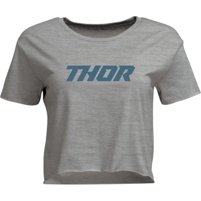 THOR Corp Crop Tee heather gray