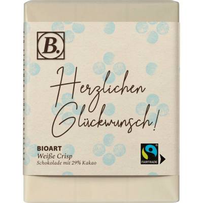 BioArt bio čokoláda Srdečné blahopřání 70 g