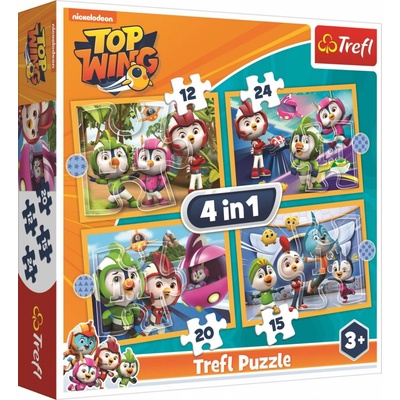 TREFL Top Wing: Akademie 4v1 12,15,20,24 dílků
