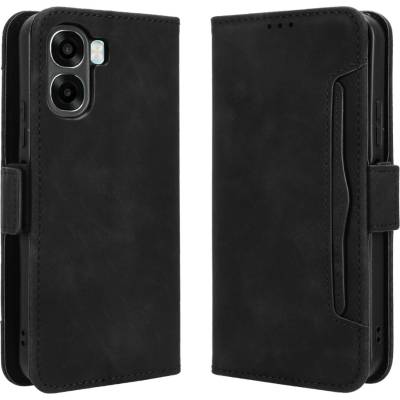 OPPO Кожен Калъф Портфейл за Oppo A6x 5G / A6x 4G - Множество Слотове, Джоб за Банкноти, Двоен Магнит, Свалящ се Държач, Вкл. Протектор - 5 Цвята