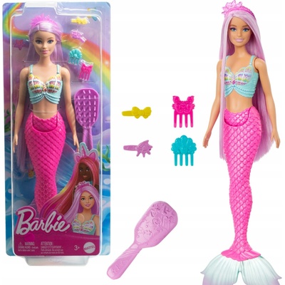 Mattel Barbie Mořská panna Panenka Dlouhé vlasy HRR00 – Hledejceny.cz