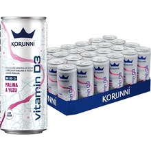 Korunní Vitamin D3 Malina a Yuzu 24 x 330 ml