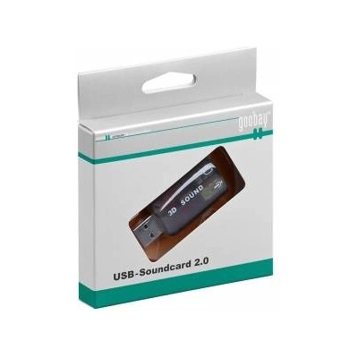 Goobay MicroConnect USB - Soundcard 2.0 Win2000, XP, Vista, Win 7