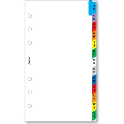 Filofax Krajové výřezy, A-Z náplň osobních diářů A6 – Zboží Živě