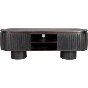 Dutchbone Тъмнокафява маса за телевизор от масивно манго 140x45x40 cm Kenji - Dutchbone (1000115)