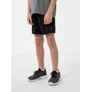 4F HJL22 JSKMC001 deep black dětské kraťasy