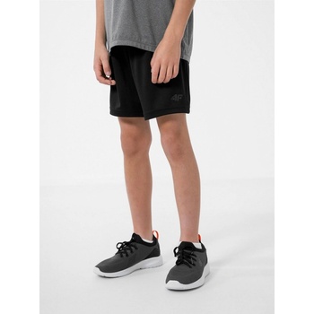 4F HJL22 JSKMC001 deep black dětské kraťasy