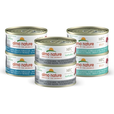 Almo Nature HFC Natural mix tuniak 3 druhy 24 x 70 g
