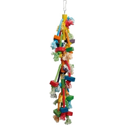Quapas! A.K. Hračka pták barevná Fun String 13x60 cm