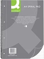 Q-CONNECT Тетрадка със спирала А4 80л. редове