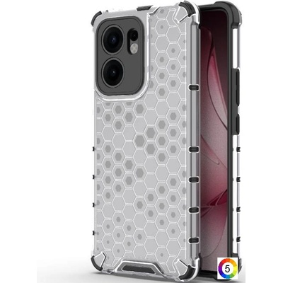 OPPO Reno13 F 5G Силиконов Калъф Honeycomb TPU и Протектор