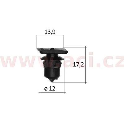 plastová příchytka (sada 10 ks) UP 72407