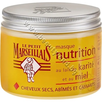 Le Petit Marseillais Маска Le Petit Marseillais Masque Dry Hair, p/n LM-1987 - Маска за суха и увредена коса с мляко от карите и мед (LM-1987)