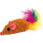 Ferplast Cat toy mouse- Забавна котешка играчка - мишка с пера, 8 x 4 x 4 см