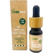 CBDCKO CBD olej 10% broad spectrum 10 ml