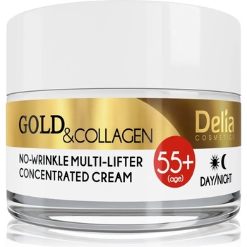 Delia Cosmetics Gold & Collagen 55+ крем против бръчки с лифтинг ефект 50ml