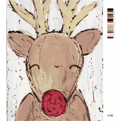 Zuty Malování podle čísel SOB RUDOLF HALEY BUSH