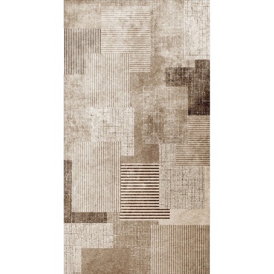 Vitaus Бежов килим подходящ за пране 80x150 cm Cubo - Vitaus (KRN-6321-80x150)