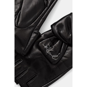Karl Lagerfeld ръкавици дамски от кожа K/SIGNATURE (B3W33012)