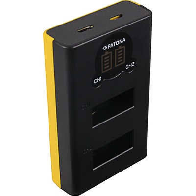 Patona Зарядно за батерия GoPro Max, MicroUSB, двоен (1887)