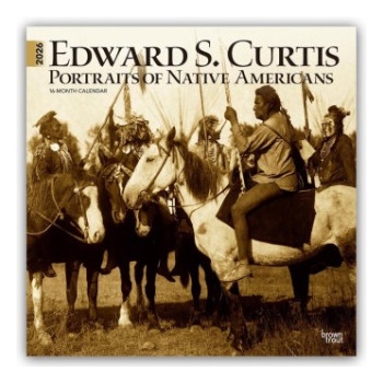 Browntrout Verlags GmbH Edward S. Curtis, Portraits of Native Americans - Indianer 2026 - 16-Monatskalender