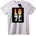 NOONEBRAND Тениска Любов Залез на Плаж - 2XL, White
