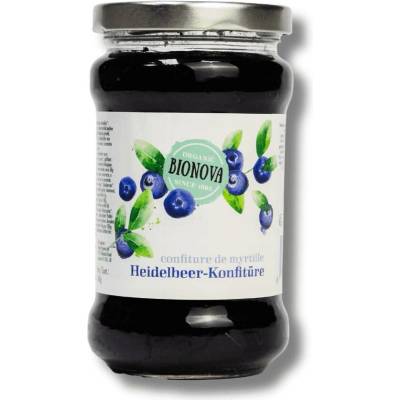 BIONOVA Bio Borůvkový džem na pečivo, dezerty či jogurty - 340 g