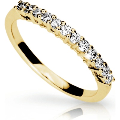 Danfil Prsten DLR1971 žluté zlato se zirkonem povrch lesk