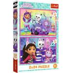 Trefl Детски пъзел Trefl от 2 x 24 части - Игра с Габи (34433) - ozone