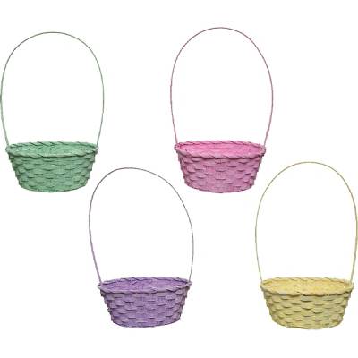 KAEMINGK КОШНИЦА БАМБУК 19х22х38см МИКС ЦВЕТОВЕ (83.8341)