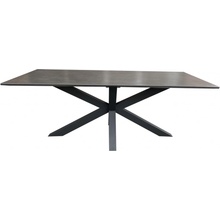 deVries Stôl LIVINGSTON 200 LIGHT GREY - svetlý
