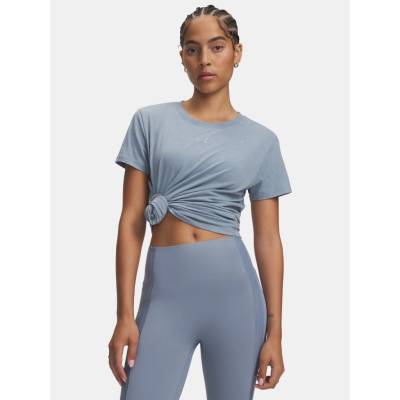 Under Armour Dámske tričko Rival Cotton Wash SS Modrá