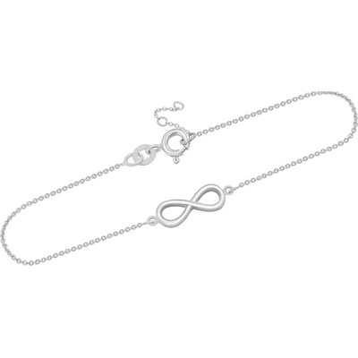 Eppi strieborný fashion náramok Infinity BR34263