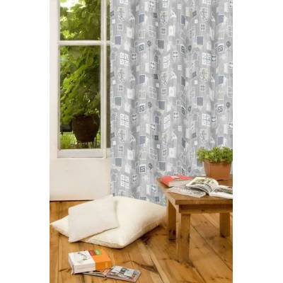 Záves dekoračná, OXY Vianoční romance, sivá, 150 cm 150 cm