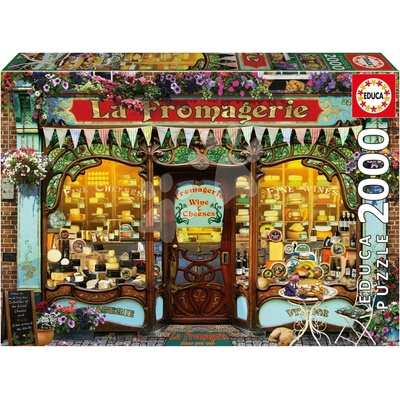 Educa The Fine Cheese Shop a Fix lepidlo 2000 dielov