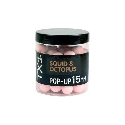 SHIMANO Plávajúce boilies Bait TX1 Pop-Up Squid & Octopus Washed out Pink 80g 15mm