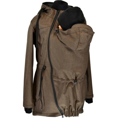 Shara softshellová nosicí parka zimní přední nošení khaki žíhaná – Hledejceny.cz