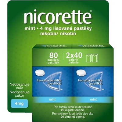 NICORETTE MINT 4MG PAS CMP 2X40