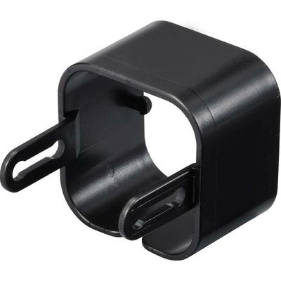 TRU COMPONENTS modulárny držiak kábla TC-12533296 plast ABS čierna 40 mm Množstvo: 15 ks