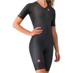 Castelli Дамски скин за колоездене Castelli Women's Core Tri Suit S/S Cycling skinsuit - Black (102-4513-0214)