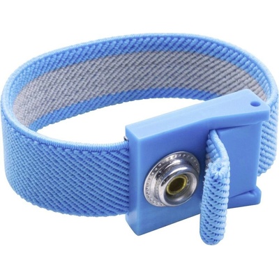 Quadrios ESD náramok modrá tlačidlo 10 mm