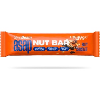 GymBeam Nut Bar 40 g солен шоколад