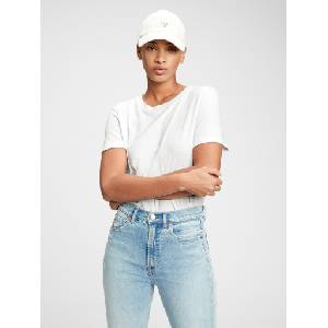 GAP Памучна винтидж тениска GAP GAP | Byal | ЖЕНИ | XXS - zoot - 40,97 лв