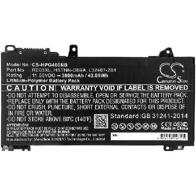 Батерия за лаптоп HP PROBOOK 430 G6-5PP35EA, PROBOOK 440 G6-5PQ07EA HSTNN-0B1C LipO 11.55V 3800mAh CAMERON SINO (CS-HPG460NB)