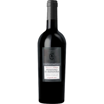 Conte Di Campiano Primitivo Manduria červené 14,5% 0,75 l (čistá fľaša)