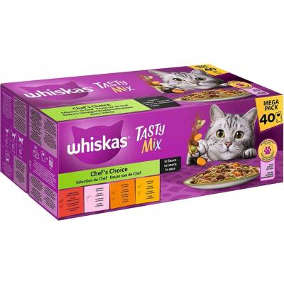 Whiskas mix chutí 40 ks 3,4 kg