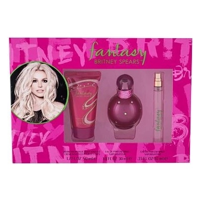 Britney Spears Fantasy pre ženy EDP 30 ml + EDP 10 ml + telový krém 50 ml darčeková sada