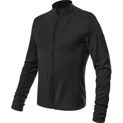 Sensor Merino Upper mikina celozip černá – Zboží Dáma